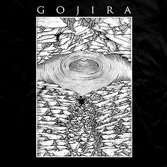 Gojira Shooting Star Black & Wite Band Tee - Picture 2 of 3